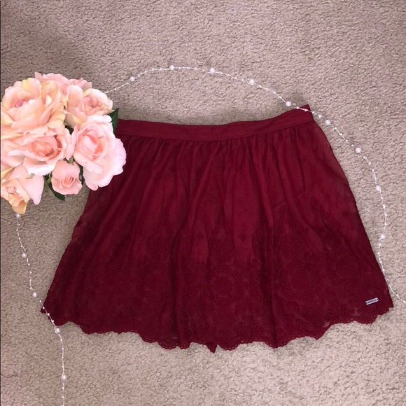 Hollister Dresses & Skirts - HOLLISTER: Red skirt